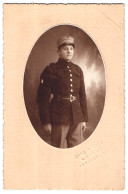 Fotografie Anne Nissen, Odense, Norrebro 32, Junger Soldat Des 5. Regiments In Uniform  - Personnes Anonymes