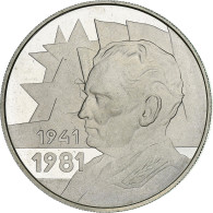 Yougoslavie, 1000 Dinara, 1981, Argent, SPL, KM:82 - Yougoslavie