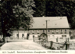 73908391 Seyde Hermsdorf Osterzgebirge Betriebsferienheim Zwergbaude VEB Elbflor - Autres & Non Classés