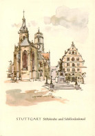 73908333 Stuttgart Stiftskirche Und Schillerdenkmal - Stuttgart