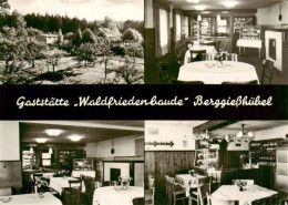 73908303 Berggiesshuebel Gaststaette Waldfriedenbaude Gastraum - Bad Gottleuba-Berggiesshübel