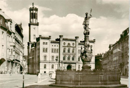 73908258 Zittau Rathaus Und Rolandbrunnen Handabzug - Zittau