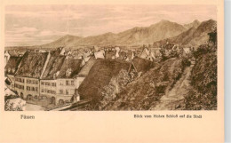 73908131 Fuessen Allgaeu Panorama Blick Vom Hohen Schloss Auf Die Stadt Allgaeue - Füssen