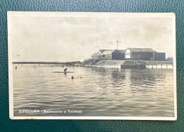 1041 ARGENTINA EPECUÉN BALNERIO Y TERMAS REAL PHOTO RARE POSTCARD - Argentina