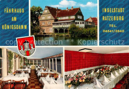 73868830 Ratzeburg Hotel Restaurant Faehrhaus Am Koenigsdamm Gastraeume Ratzebur - Ratzeburg