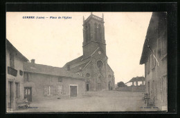 CPA Combre, Place De L`Eglise  - Other & Unclassified