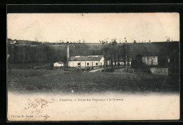 CPA Chazelles-sur-Lyon, Usine Des Tramways A La Grimond  - Autres & Non Classés