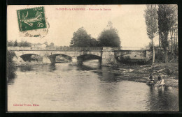 CPA St-Denis-la-Cabanne, Pont Sur Le Sornin  - Autres & Non Classés