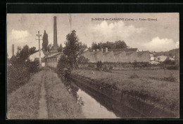 CPA St-Denis-de-Cabanne, Usines Giraud  - Autres & Non Classés