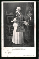 AK Papst Leo XIII. Nebst Thron  - Papi