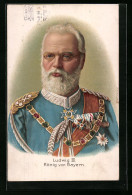 Künstler-AK König Ludwig III. Von Bayern In Gala-Uniform  - Familles Royales