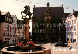 73834344 Marburg Lahn Brunnen Marktplatz Rathaus Marburg Lahn - Marburg
