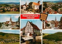 73834312 Waldmichelbach Panorama Orts Und Teilansichten Kirchen Fachwerkhaeuser  - Altri & Non Classificati