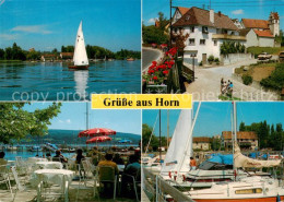 73834273 Horn Gaienhofen Bodenseepartien Bootshafen Ortspartie Seeterrasse Horn  - Other & Unclassified