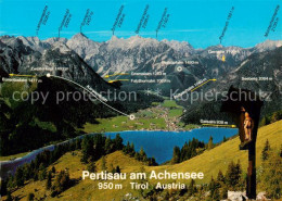 73834235 Pertisau Achensee Blick Vom Rofan Auf Pertisau Und Karwendelgebirge Per - Altri & Non Classificati