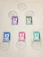 SOUTH VIET  NAM STAMPS F D C- On Certified Paper (21-10-1957(PLAN DE COLOMBO)1pcs  Good Quality - Viêt-Nam