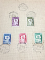 SOUTH VIET  NAM STAMPS F D C- On Certified Paper (21-10-1957(PLAN DE COLOMBO)1pcs  Good Quality - Vietnam