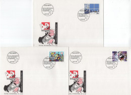 Switzerland Schweiz Swiss Svizzera Helvetia 1992 FDC Fumetti, Strips, Comics, Canceled In Zurich - FDC