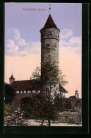 AK Dinkelsbühl, Grüner Turm  - Dinkelsbühl