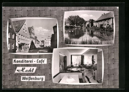 AK Weissenburg /Bay., Konditorei-Cafè Hackl, Frauentorstrasse 6  - Weissenburg