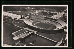 AK Berlin, Fliegeraufnahme Vom Olympia-Stadion Mit Schwimmstadion  - Andere & Zonder Classificatie