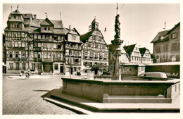 73761731 Butzbach Marktplatz Brunnen Altstadt Fachwerkhaeuser Butzbach - Butzbach