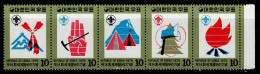 KOR-14- KOREA - 1975 - MNH - SCOUTS- NORDJAMB 14TH BOY SCOUT JAMBOREE - Korea, South