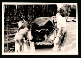 Fotografie Auto VW Käfer, Volkswagen Mit Kennzeichen Berlin Ausschliesslich Von Käfern Umgeben  - Automobiles