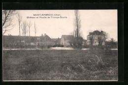 CPA Saint-Ambroix, Chateau Et Moulin De Trompe-Souris  - Other & Unclassified