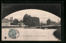 CPA Vierzon, Bassin Du Canal, Vue Prise Du Pont  - Vierzon