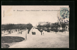 CPA Bourges, Place Seraucourd  - Bourges