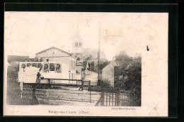 CPA Bengy-sur-Craon, Bahnübergang Et Strasse Zur L'Église  - Other & Unclassified