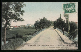 CPA Clémont-sur-Sauldre, Avenue De La Gare  - Clémont