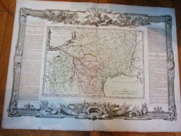 Gravure De Desnos 1771 Carte De Languedoc Du Roussillon De Foix - Autres & Non Classés