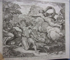 GRAVURE A L' EAU FORTE 1649 De NICOLAS CHAPERON FECIT GRAVEUR ET MARIETTE PETRI EDITEUR - Autres & Non Classés