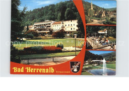 72530334 Bad Herrenalb Kuranlage Teilansichten Fontaene Bad Herrenalb - Bad Herrenalb