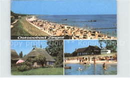 72530286 Zingst Ostseebad Strand Seebruecken Reetdachhaus Badespass Zingst - Zingst