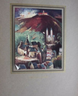 Planche COULEUR 1937 CLERVAUX LUXEMBOURG PAR JOSEPH KUTTER - Other & Unclassified