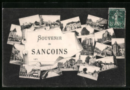 CPA Sancoins, Souvenir  - Sancoins