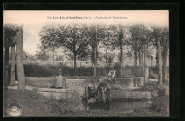 CPA Les Aix-d`Angillon, Fontaine De Valentigny  - Les Aix-d'Angillon