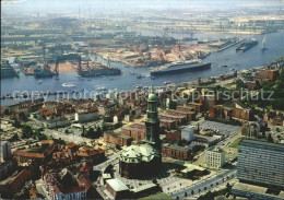 72377189 Hamburg Michaeliskirche Hafen Queen Elisabeth Hamburg - Sonstige & Ohne Zuordnung