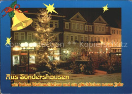 72377175 Sondershausen Thueringen Weihnachtsmarkt Abendstimmung  Sondershausen - Sondershausen