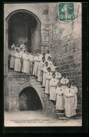 CPA Noirlac, Entree De La Chapelle - Colonie Des Petits Chanteurs A La Croix De Bois  - Sonstige & Ohne Zuordnung