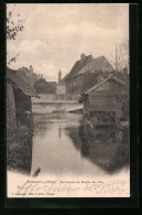 CPA Aubigny-sur-Nère, Les Lavoirs Du Moulin Des Pres  - Autres & Non Classés