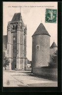 CPA Massay, Tour De L`Eglise Et Tourelle De L`ancien Prieure  - Massay