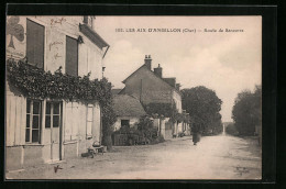 CPA Les Aix-d`Angillon, Route De Sancerre  - Sancerre