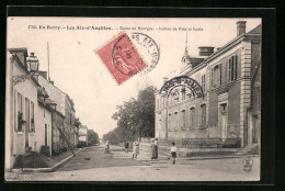 CPA Les Aix-d`Angillon, Route De Bourges  - Les Aix-d'Angillon