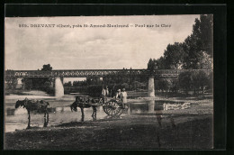 CPA Drevant /St-Amand-Montrond, Pont Sur Le Cher  - Saint-Amand-Montrond