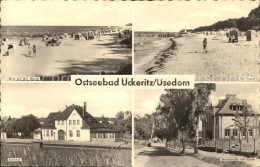 72377036 Ueckeritz Usedom Strand Bahnhof Schule Ueckeritz - Autres & Non Classés