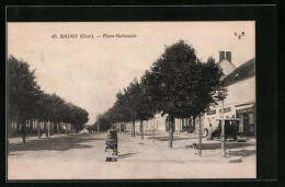 CPA Baugy, Place Nationale  - Baugy